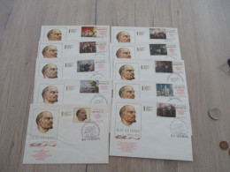 N7 Russie Russia 10 Lettres Philatéliques Centenaire Lénine 1970 - Storia Postale
