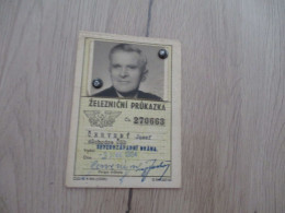 N7 Billet De Train Carte D' Abonnement Réduction 1964 Zelznicni Prukazka  Tchéquie - Sonstige & Ohne Zuordnung