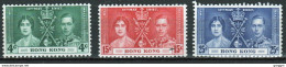 Hong Kong 1937  A Set Of Stamps To Celebrate The Coronation. - Neufs