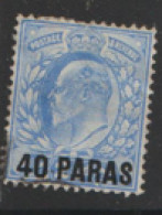 Levant    1902   SG 8  40 PARAS    Fine Used - British Levant