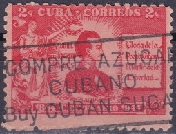 Cuba YT 294 Mi 205 Année 1946 (Used °) Gabriel De La Concepción Valdés - Poète - Oblitérés