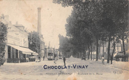 CPA 93 NEUILLY PLAISANCE / BOULEVARD DE LA MARNE / TRAMWAY - Neuilly Plaisance