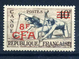 REUNION  YT 314  Canoë Surchage CFA / Neuf **   Côte 47€ - Unused Stamps