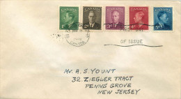 1949  King George VI Definitives With «Postes - Postage»  Sc 284-8 - ....-1951