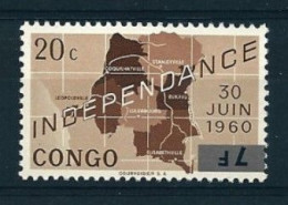 République Du Congo - 542 - Erreur - Surcharge Renversée - Récupération - 1964 - MNH - Autres & Non Classés