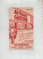 Au Maire Guiton Vêtements Rue De La Grille Angle Rue Des Merciers Ville à Identifier - Kleding & Textiel