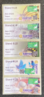 Test ATM Stamp Taiwan 2023 Taipei Stamp Exhi. -Butterfly Wafer Blue Magpie Baseball - Unused Stamps