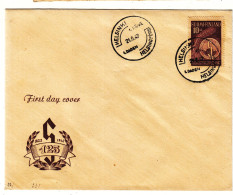 Finlande - Lettre FDC De 1947 - Oblit Helsinki - Blés - - Covers & Documents