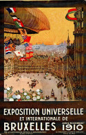 Ausstellung Brüssel Zeppelin Exposition Universelle Et Internationale 1910 I-II Expo Dirigeable - Expositions