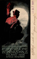 Ausstellung Milano Italien Esposizione Internationale 1906 Sign. Metlicovitz I-II (fleckig) Expo - Expositions