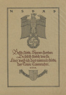 WK II Trauerkarte Der NSDAP Rune Des Lichtes Blanko, Verlag Wittig Annaberg I- - Guerra 1939-45