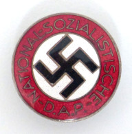 WK II NSDAP Mitgliedsabzeichen Knopflochversion RZM M1/34 - War 1939-45