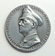 WK II Orden Gedenk Medaille (kein Silber) Auf Den Gereral Rommel 1941, 35 Mm Durchm. - War 1939-45