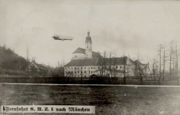 Zeppelin München Fernfahrt S.M.Z.1 1909 I-II Dirigeable - Zeppeline