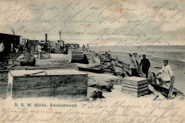 Kolonien Deutsch-Südwestafrika Swakopmund Feldpost 1905 II (Eckbug) Colonies - History