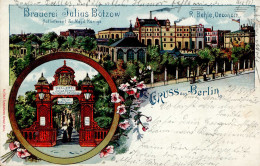 Berlin (1000) Brauerei Bötzow 1899 I- - Ploetzensee