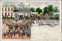 Berlin Treptow (1000) Gasthaus Joels Victoria-Garten 1903 I- - Plötzensee