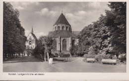 D-26506 Norden - Alte Ansicht Von 1954 - Luidgeri-Kirche Am Markt - Norden