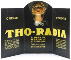 Tho-Radia Crème Poudre Thorium Radium Dr A. Curie Publicité - Advertising (Photo) - Objects