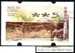2011 China Macau ATM Stamps World Heritage / MNH / Nagler Automatenmarken Etiquetas Automatici Distributeur - Distributeurs