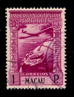 ! ! Macau - 1938 Air Mail 1 Pt - Af. CA 15 - Used - Corréo Aéreo