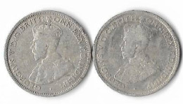 AUSTRALIE GEOGES V, 6 Pence, LOt 1925-1926    Argent  TB - Unclassified