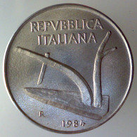 REPUBBLICA ITALIANA 10 Lire Spighe 1984 FDC  - 10 Lire