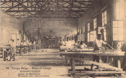 Congo Belge - Elisabethville - Atelier De Menuiserie - Animé - Carte Postale Ancienne - Belgian Congo