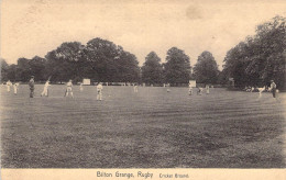 Sport - Bilton Grange - Rugby - Cricket Ground - Animé - Carte Postale Ancienne - Rugby