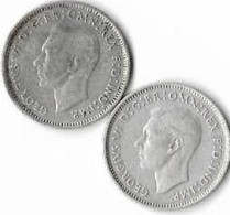 AUSTRALIE  GEORGES VI  ,6 Pence,   Lot De 2,1939 ,1940  Argent , TTB - Unclassified