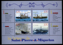 SAINT PIERRE ET MIQUELON - BLOC N°7 NEUF SANS CHARNIERE - Blokken & Velletjes