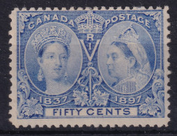 CANADA 1897 - MLJH - Sc# 60 - Jubilee 50c - Ongebruikt