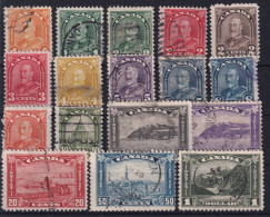 CANADA 1930/31 - MLH/canceled - Sc# 162-177 - Complete Set! - Ungebraucht