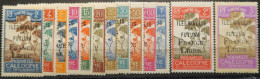 LP3991/147 - 1943 - WALLIS Et FUTUNA - TIMBRES TAXE - SERIE COMPLETE - N°24 à 36 NEUFS**/* - Cote (2020) : 650,00 € - Ungebraucht