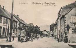 CHATENOIS KESTENHOLZ - Kaiserstrasse - Rue De La République - Travaux - Vente Directe X Félix Luib éd. - Chatenois