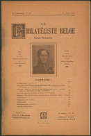 Belgique : Le Philatéliste Belge (Revue Mensuelle, N°166 1935). SOMMAIRE / Théodore Champion, Marchand De Timbres - Filatelia E Historia De Correos