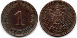 MA 24236 / Allemagne - Deutschland - Germany 1 Pfennig 1892 A SUP - 1 Pfennig