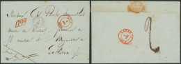Précurseur - LSC + Cachet Dateur "Gand" (1842) ET T18 Oosterzeele En PP > Lokeren. TB - 1830-1849 (Belgio Indipendente)
