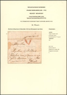 Précurseur - LAC Datée De Nieuwpoort (1712) + Manuscrit "Nieport" & Port V à La Craie (patar) > Ghendt / Messager - 1621-1713 (Spaanse Nederlanden)