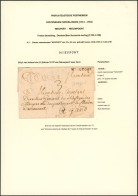 Page De Collection - Précurseur : LAC Datée De Nieuport (1747) + Obl Linéaire NIEUPORT, Port 3 Stuyvers > Gand, Directeu - 1714-1794 (Paesi Bassi Austriaci)