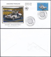 Andorre 2020- Andorre Française - FDC Imagé -Premier Jour D' Émission. Tirage Infime "Voiture".... (EB) DC-11865 - Used Stamps