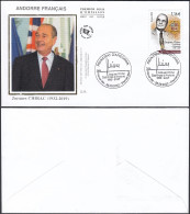 Andorre 2020- Andorre Française - FDC Imagé -Premier Jour D' Émission. Tirage Infime "Président".... (EB) DC-11867 - Used Stamps