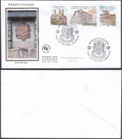 Andorre 2020- Andorre Française - FDC Imagé -Premier Jour D' Émission. Tirage Infime. "Château" .... (EB) DC-11872 - Used Stamps