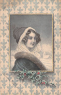 ILLUSTRATEUR - Wichera - Portrait De Femme Avec Du Houx - M M Vienne - Carte Postale Ancienne - Wichera