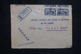 BULGARIE - Enveloppe En Recommandé De Sofia Pour Paris En 1925 - L 146722 - Briefe U. Dokumente