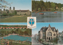 D-36088 Hünfeld - Rhön - Alte Ansichten - Schwimmbad - Rathaus - Cars - VW Käfer - Kloster - Hünfeld