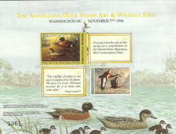Australia - 1990 - Protezione Dei Parchi Nazionali BF (permessi Di Caccia) Mnh, Bello - Collections & Lots
