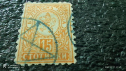 BULGARİSTAN-1879-08-             15 USED                 . - Used Stamps