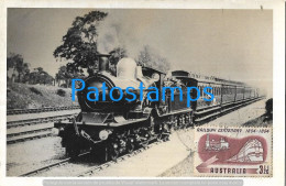 212625 AUSTRALIA SYDNEY RAILWAY CENTENARY TRAIN PHOTO NO POSTAL POSTCARD - Autres & Non Classés