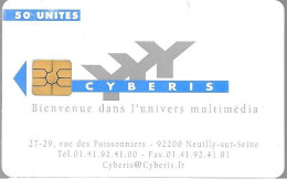 CARTE PUCE-WEB-Gem2-CYB5-CYBERIS-V°Blanc-TBE - Military Phonecards